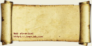 Dina Peruničić vizit kartica